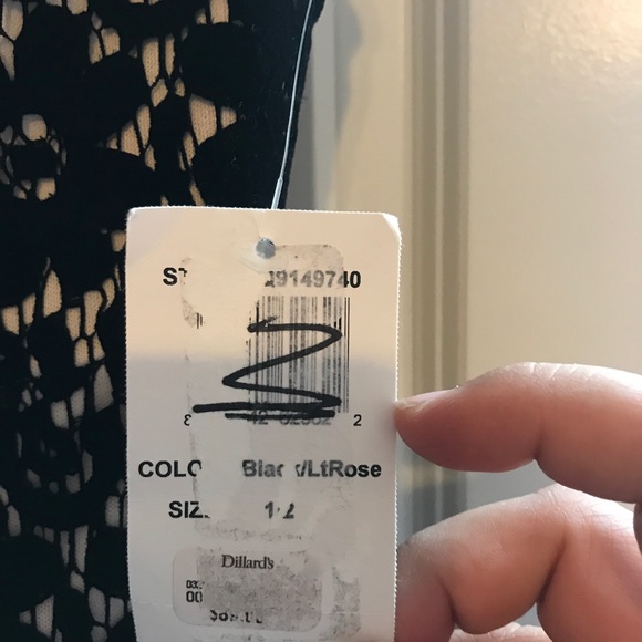 B. Darlin black and blush dress - Picture 6 of 7